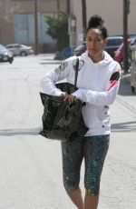 TRACEE ELLIS ROSS Leaves a Gym in Los Angeles 04/25/2018