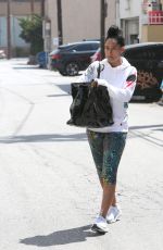 TRACEE ELLIS ROSS Leaves a Gym in Los Angeles 04/25/2018
