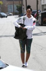 TRACEE ELLIS ROSS Leaves a Gym in Los Angeles 04/25/2018
