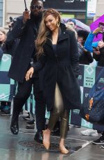 TYRA BANKS Leaves AOL Build Series in New York 04/03/2018