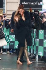 TYRA BANKS Leaves AOL Build Series in New York 04/03/2018