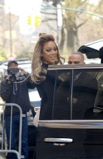 TYRA BANKS Leaves The View in NEw York 04/09/2018