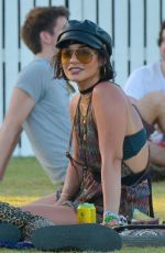 VANESSA HUDGENS at 2018 Coachella Valley Music and Arts Festival 04/22/2018