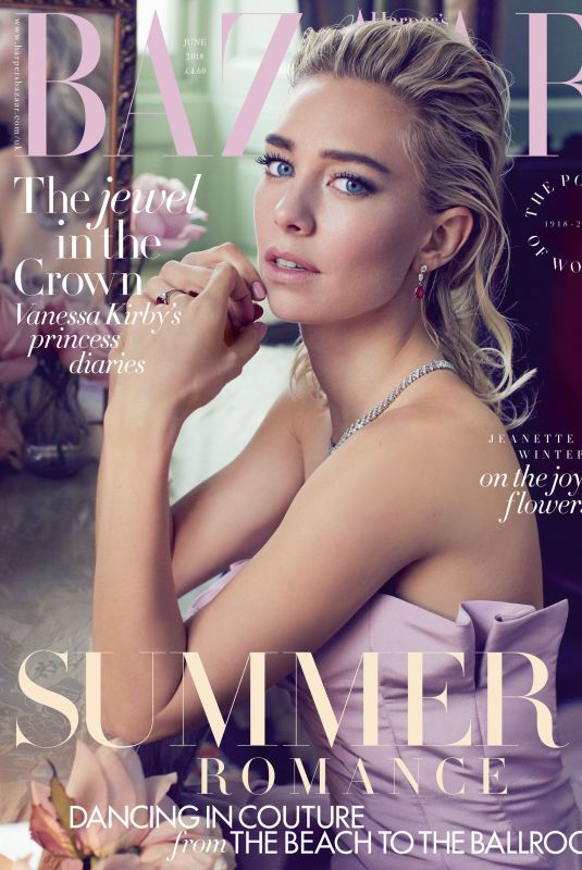VANESSA KIRBY in Harper’s Bazaar Magazine, UK June 2018