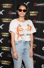 VANESSA WHITE at Cineworld Leicester Square Relaunch Party in London 04/19/2018