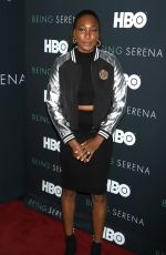 VENUS WILLIAMS at Being Serena. Her Story. Her Words Premiere in New York 04/25/2018