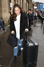 VICKY PATTISON Arrives at Train Station in Newcastle 03/31/2018