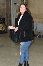 VICKY PATTISON Arrives at Train Station in Newcastle 03/31/2018