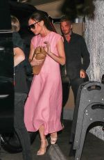 VICTORIA BECKHAM Leaves Birthday Dinner in Santa Monica 04/17/2018
