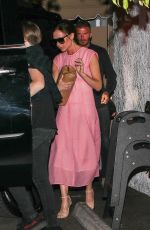 VICTORIA BECKHAM Leaves Birthday Dinner in Santa Monica 04/17/2018