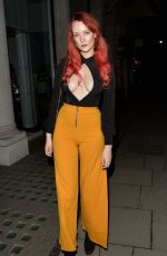 VICTORIA CLAY Leaves Novikov Restaurant in London 04/12/2018