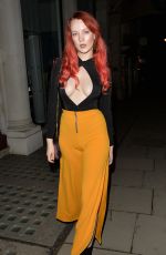 VICTORIA CLAY Leaves Novikov Restaurant in London 04/12/2018