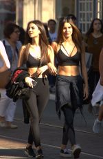 VICTORIA JUSTICE and MADISON REED Out at The Grove in Los Angeles 03/29/2018