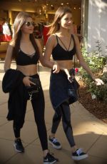 VICTORIA JUSTICE and MADISON REED Out at The Grove in Los Angeles 03/29/2018