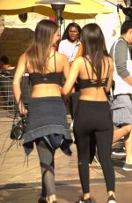 VICTORIA JUSTICE and MADISON REED Out at The Grove in Los Angeles 03/29/2018