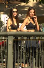 VICTORIA JUSTICE and MADISON REED Out at The Grove in Los Angeles 03/29/2018