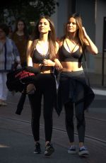 VICTORIA JUSTICE and MADISON REED Out at The Grove in Los Angeles 03/29/2018