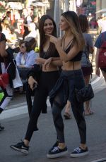 VICTORIA JUSTICE and MADISON REED Out at The Grove in Los Angeles 03/29/2018