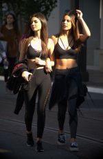 VICTORIA JUSTICE and MADISON REED Out at The Grove in Los Angeles 03/29/2018