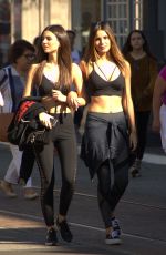 VICTORIA JUSTICE and MADISON REED Out at The Grove in Los Angeles 03/29/2018