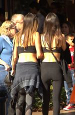 VICTORIA JUSTICE and MADISON REED Out at The Grove in Los Angeles 03/29/2018
