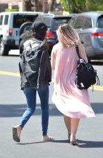 VICTORIA JUSTICE Leaves V Hotel in Palm Springs 04/13/2018