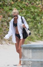 VITA SIDORKINA in Bikini at a Beach in Miami 04/13/2018