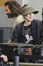 WINONA RYDER at LAX Airport in Los Angeles 04/15/2018