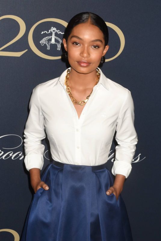 YARA SHAHIDI at Brooks Brothers Bicentennial Celebration in New York 04/25/2018