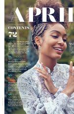 YARA SHAHIDI in Essence Magazine, April 2018