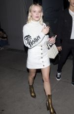 ZARA LARSSON Out for Dinner at Craig