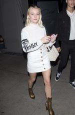 ZARA LARSSON Out for Dinner at Craig