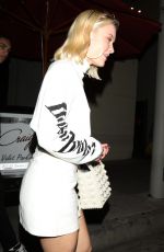 ZARA LARSSON Out for Dinner at Craig