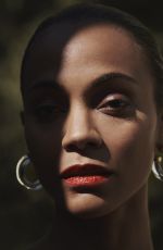 ZOE SALDANA in Porter Edit, April  2018