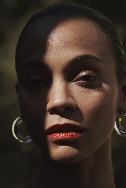 ZOE SALDANA in Porter Edit Magazine, April 2018 Issue