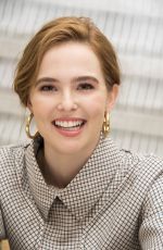 ZOEY DEUTCH at Flower Press Conference in New York 03/21/2018
