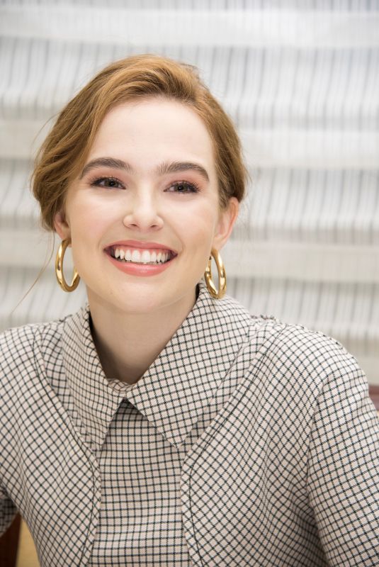 ZOEY DEUTCH at Flower Press Conference in New York 03/21/2018