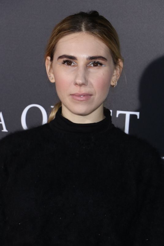 ZOSIA MAMET at A Quiet Place Premiere in New York 04/02/2018