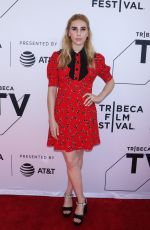 ZOSIA MAMET at Sweetbitter Premiere at Tribeca Film Festival 04/26/2018