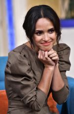 ADRIA ARJONA at Despierta America Show in Miami 05/02/2018