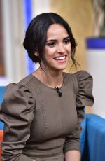 ADRIA ARJONA at Despierta America Show in Miami 05/02/2018