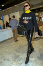 ADRIANA LIMA Arrives at Nice Airport 05/15/2018