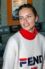 ADRIANA LIMA at Nice Airport 05/18/2018