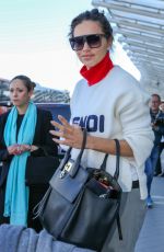 ADRIANA LIMA at Nice Airport 05/18/2018
