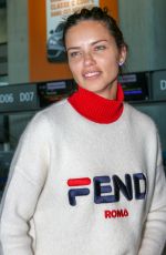 ADRIANA LIMA at Nice Airport 05/18/2018
