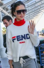 ADRIANA LIMA at Nice Airport 05/18/2018
