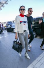 ADRIANA LIMA at Nice Airport 05/18/2018