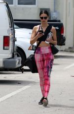 ADRIANA LIMA Leaves a Gym in Miami 05/05/2018