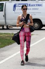 ADRIANA LIMA Leaves a Gym in Miami 05/05/2018