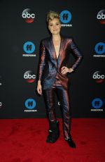 AJ MICHALKA at Disney/ABC/Freeform Upfront in New York 05/15/2018